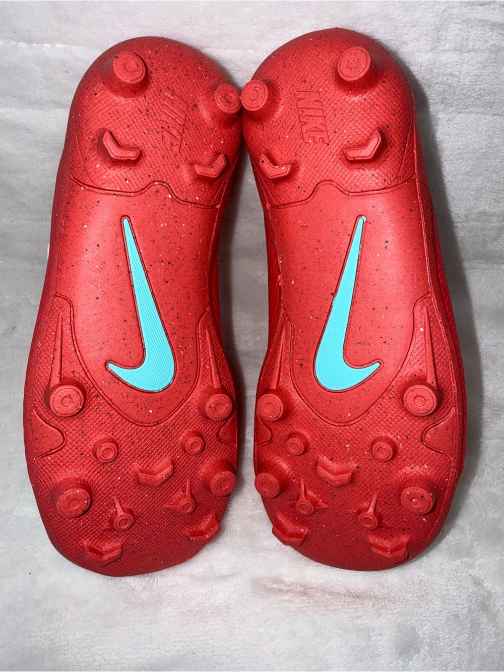 Nike Jr Mercurial Vapor 16 Club Cleats Ember Glow Pink Teal Sz 11C FQ8290-800 - Picture 10 of 15